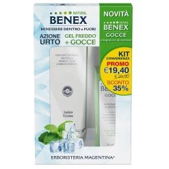Erboristeria Magentina Natural Benex Kit Convenienza Gel Freddo +Azione Urto