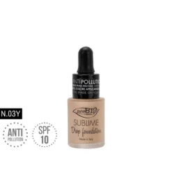 PuroBIO Cosmetics PuroBio Sublime Fondotinta Fluido SPF10 Anti-inquinamento N.03Y 15ml