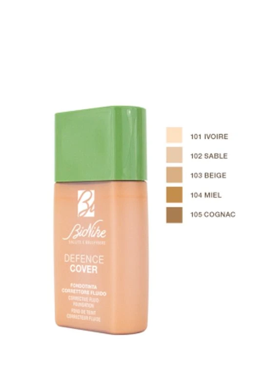 Bionike Defence Cover Fondotinta Correttore Fluido N.102 Sable 40ml 1 Bionike Defence Cover Fondotinta Correttore Fluido N.102 Sable 40ml
