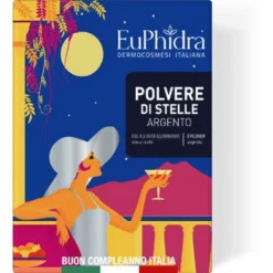 Zeta Farmaceutici Euphidra Polvere Di Stelle Cofanetto Gel All Over Illuminante + Eyeliner 03 Argento
